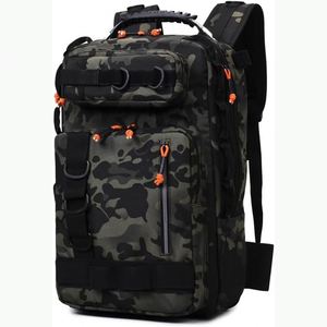 Sac à dos de pêche en polyester avec porte-cannes et 4 boîtes à pêche étanches, avec housse de pluie - Échantillon gratuit - Product Image 2