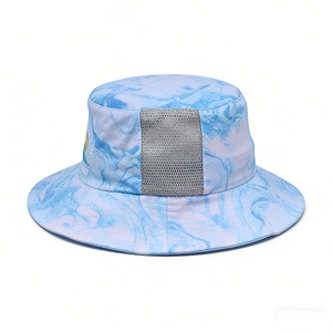 Chapeau Bob en Toile Respirante avec Cordon de Serrage – Imprimé Vague, Séchage Rapide, Unisexe, pour l'Été et les Activités de Plein Air (Pêche) - Product Image 4