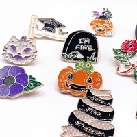 Épingles en émail dur personnalisées avec votre propre design, badges, logo d'avion traditionnel, épingles de revers pour hommes, décoration de sac, cadeaux, broches, émail mexicain