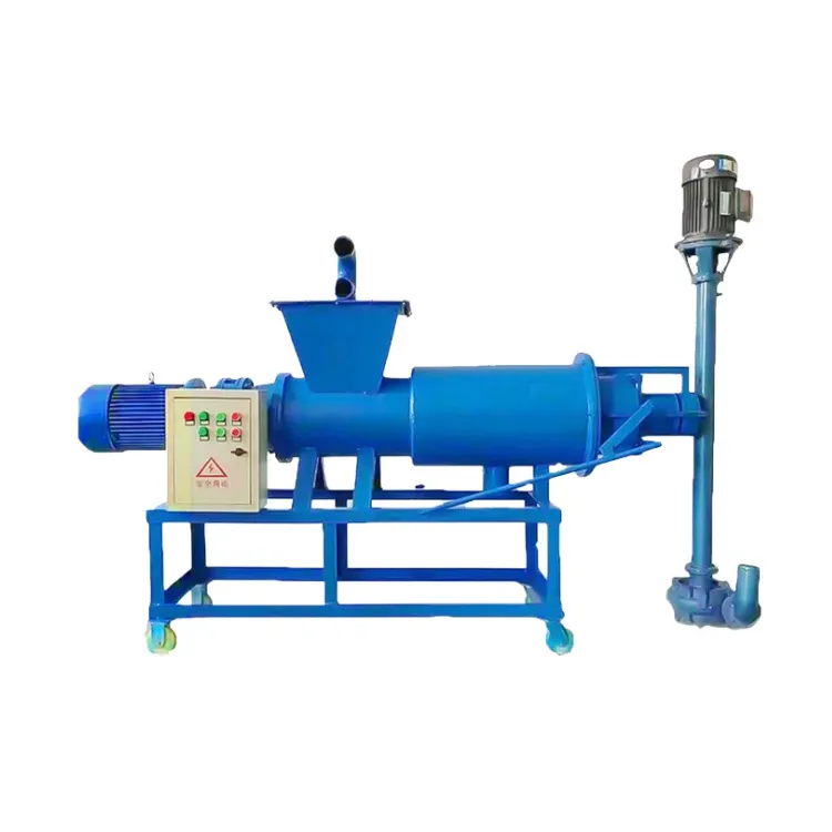 Cow Manure Removal Machine cow dung dewatering fertilizer machine Wet and dry manure separator