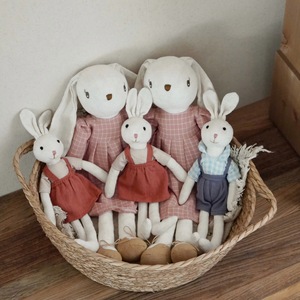 Gloran - Animales de Peluche de Ganchillo de Algodón Orgánico, Oso, Cerdo, <span class=keywords><strong>Elefante</strong></span>, Conejo, Muñeco de Peluche para Dormir, Relleno de Algodón PP, 7-8 Pulgadas - Product Image 5