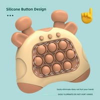 Machine d'arcade transfrontalière populaire anti-stress, jeu de blocs de puzzle en plastique à bouton-poussoir, type Whack-A-Mole, avec mécanisme de poussée rapide