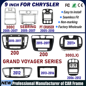 Cadre autoradio en gros pour <span class=keywords><strong>CHRYSLER</strong></span>, kits de panneaux de tableau de bord, lecteur DVD de voiture, cadre de radio Android pour voiture - Product Image 1
