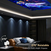 Nouveau projecteur intelligent Android 14.0 FHD 2026, haute performance, pour usage domestique, mini projecteur portable