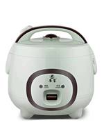 Mini-cuiseur à riz électrique 1,5 L avec écran LED numérique, fonction minuterie, revêtement antiadhésif, cuve carrée, spatule en plastique, 1500 W