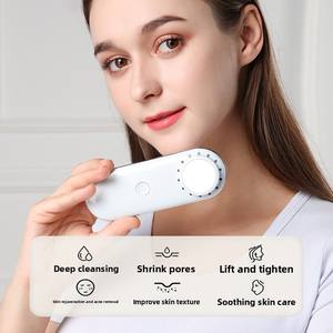 Private Label 3 Kleuren Koel en Warm Vibrerende Massageapparaat Gezichtsverzorgingsapparaat Huidversteviging Facelift ABS Materiaal Thuisgebruik - Product Image 3