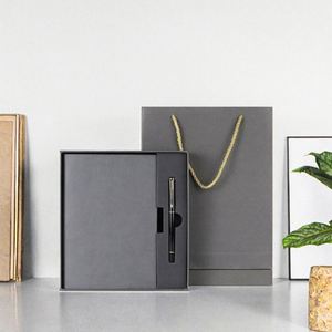 Custom Logo Eco-friendly A5 Notebook Pen <b>Gift</b> Set Silk Screen Printed Cover Magnet Souvenir Corporate Business Earth Day <b>Gift</b> - Product Image 3