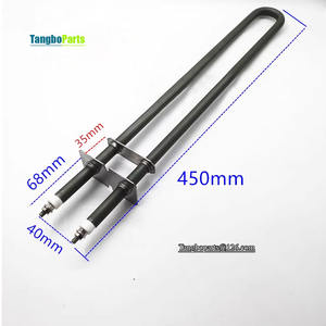 Tubo Riscaldante Elettrico 380V 1000W per Sostituzione Forno da Cottura <span class=keywords><strong>NIECO</strong></span> - Product Image 5