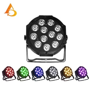 Foco LED profesional RGBW 4 en 1 para escenario, 12 unidades, DMX 512, tipo PAR - Product Image 6