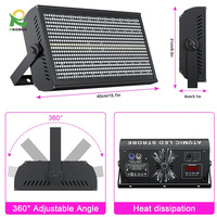 Luz Estroboscópica LED de 200W Personalizada para Fiestas Disco, Iluminación de Baño de Pared, Escenario y Láser al por Mayor