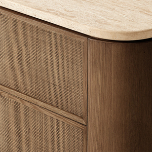 Modern Chest of <strong>Drawers</strong> Solid Wood Closet Store Organizer Dresser for Bedroom with <strong>6</strong> <strong>Drawers</strong> - Product Image 4