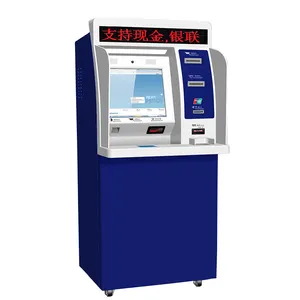 Self Service Atm Machine Bank Betaling Kiosk Terminal Apparatuur Met Factuur Acceptor En Printer Thermische Voor Verkoop