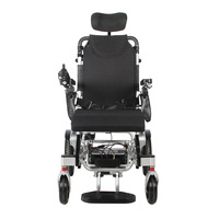 Fauteuil roulant Terrain léger motorisé pliable bon marché fauteuil roulant électrique en aluminium pour adultes vente en gros