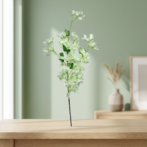 Fleurs artificielles blanches en soie, branches de bougainvillier AFF Stick 31.2 - Product Image 3