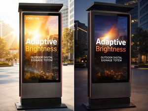 Sinmar - Señalización <span class=keywords><strong>Digital</strong></span> para Exteriores y Pantallas Publicitarias, Quiosco LCD con Luces LED, Tablero <span class=keywords><strong>Digital</strong></span> Impermeable para Publicidad - Product Image 5