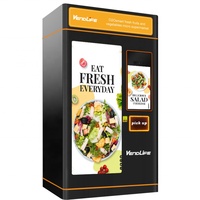 Aangepaste Snack Salade En Steak Wegwerp Lunchdozen Supermarkt Vendlife Automaat Metaal Materiaal