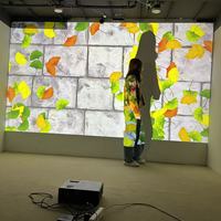 Produit de vente chaud petite entreprise montant du projecteur d'hologramme 7D pour la Projection de sol interactive