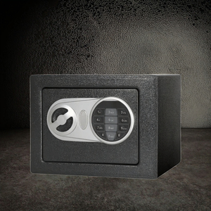 Mini Key Lock Steel <b>Fireproof</b> Deposit <b>Box</b> with Door Thickness 17x23x17cm Dimensions for Home and Car Use - Product Image 3