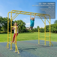 Équipement de jeu extérieur sur mesure pour l'entraînement physique, grande taille, barres de grimpe pour enfants