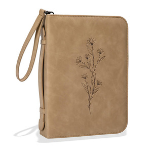 Pour Amazon luxe Faux cuir <span class=keywords><strong>livre</strong></span> fichier sac à main étanche et anti-poussière avec fermeture éclair usage spécial <span class=keywords><strong>livre</strong></span> couverture étui - Product Image 1