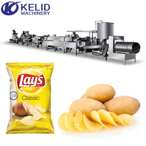 Fried Puffing Corn Snack Potato Chips Extrusion Making Machine