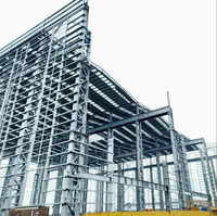 Bâtiment à structure en acier lourd à plusieurs étages avec colonnes soudées pour la construction de bureaux et de commerces