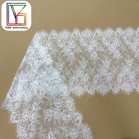 Dentelle française à la mode, tissu écologique en maille brodée, dentelle guipure, dentelle cordonnée pour robe de mariée