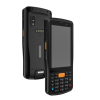 Smartphone Android Lecteur de codes-barres 2D PDA à main Lecteur NFC Communication RFID Utilisation industrielle PDA robuste à dents bleues