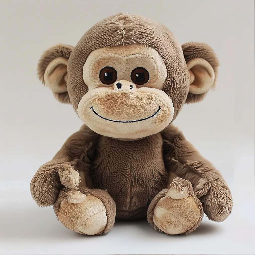 Wholesale Kawaii Plush Monkey Stuffed Soft Animal Custom Plush Toys Kids Sleeping Pillow Birthday Gift