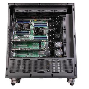 Serveur GPU silencieux personnalisable 4U en rack avec refroidissement liquide, doté de processeurs Intel Xeon H100 pour l'entraînement de modèles LLM et l'apprentissage profond - Product Image 1