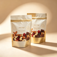 Sachets plats refermables personnalisés à trois soudures pour aliments secs en Mylar, pour lait 3g/7g