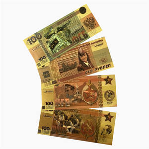 Rublo 100 impermeable, 4 diseños, rublo 100, lámina dorada - Product Image 3