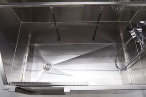 تصنيع المقاوم للصدأ رافعة كهربائية الكهربائية الحيوانات الأليفة الحيوان الكلب القط دش الاستمالة حوض حمام حوض الاستحمام بالوعة - Product Image 3