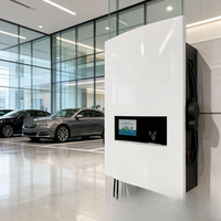 Nueva Estación de Carga Comercial para Vehículos Eléctricos 7-40kW CCS2 Gun OCPP 1.6J Curva Montada en Pared Solución de Estacionamiento para Flotas Jinghu TA-DC-WDM-B IP54
