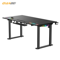 Table de bureau réglable électrique à double moteur, économique, pour position assise ou debout, vente en gros OEM ODM