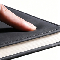 Vente en gros de bloc-notes à couverture rigide en cuir professionnel Carnet A5 de grande valeur avec logo personnalisé et motif