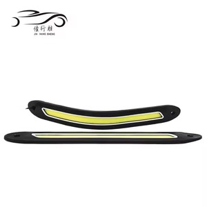 Mini Dual Led Flexible COB Dual Color Blanco Amarillo Adorno Luces Ojo De Aguila DRL Conducción Lámpara antiniebla Luz Led Flexible - Product Image 4