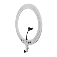 Anneau lumineux blanc professionnel 55W 18 pouces Télécommande sans fil ultra-mince de 0.78 pouces pour la photographie de cils de Salon de beauté de téléphone
