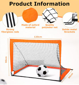 Red de Fútbol Portátil para Entrenamiento de Equipos de Fútbol Sala en el Patio Trasero, para Niños y Jóvenes - Product Image 3