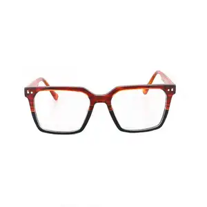 Vente en gros de lunettes tendances Lunettes en acétate Optica <span class=keywords><strong>Lunetes</strong></span> Lunettes à plastifier Monture optique en acétate Lunettes en stock - Product Image 1