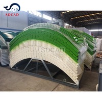 Capacidad de 100 toneladas Construcción de silo de cemento de acero inoxidable Estructura atornillada Sistema de descarga por gravedad Motor eléctrico completo