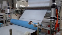 Pequeño tornillo cónico doble extrusora de plástico PVC Panel de techo
