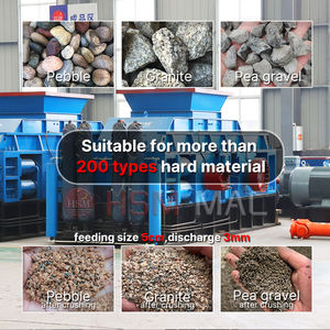 HSM Mini Rock Granit Maschine Doppel walzen brecher Mühle Brecher zu verkaufen - Product Image 5
