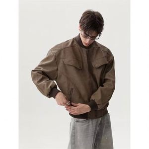 Dropshipping Veste <span class=keywords><strong>Homme</strong></span> Tendance Urbaine de Marque Pluck Handsome, Coupe Ample Style Utilitaire, Printemps-Automne, Vêtement d'extérieur - Product Image 2