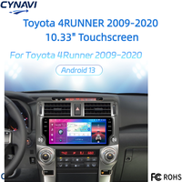 Autoradio spécifique au véhicule pour Toyota 4 Runner 2010-2019, écran QLED 10,33'', CarPlay sans fil, Android Auto, unité principale Android