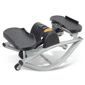 Appareil de fitness en métal avec plateforme en U, multifonctionnel pour abdominaux et torsion de la taille, avec corde de traction et tapis - Product Image 1
