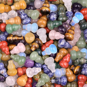 Trung Quốc Nhà Máy Bán 20Mm Mini Tự Nhiên Khắc Bầu Đá Trang Trí Nội Thất Lo Lắng Đá Pha Lê Thủ Công Mỹ Nghệ - Product Image 4