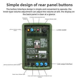 Leiting King CR-939 300W loa công suất cao tăng cường âm thanh di động sóng âm cao phân tán đám đông - Product Image 3