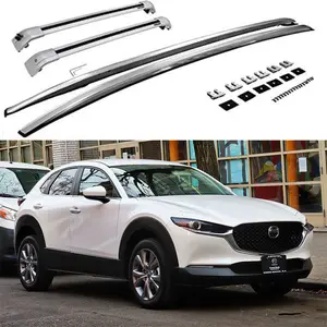 Großhandel auto rack schienen-Aluminium Legierung Dach Fracht Träger Kreuz Bar Dach Rack Schienen Für Mazda CX-30 2020 2021