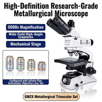 Microscope métallographique trinoculaire de qualité recherche Sanqiang Taida GM2X, 2K/4K, mise au point automatique, grossissement 4000x, capture photo/vidéo